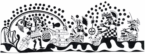 Moche-Kokakauer,
Illustration Moche-Kokakauer,
Illustration