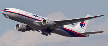 Boeing 777 der Malaysian Airlines: Die Triebwerke
              sollen noch 4 Stunden lang einwandfrei gelaufen sein - so
              die Daten von Rolls Royce im Wall Street Journal