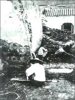 China: Dorf in Ruinen