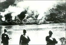 China 1937-1945: S�uberungskampagnen der
                          Armee Nazi-Japans mit Abbrennen ganzer D�rfer