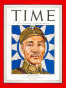 Chiang Kai-Shek auf dem Titelblatt von Time vom
                3.9.1945