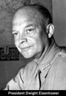 "US"-Präsident Dwight
                            Eisenhower, Portrait