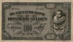 Indonesien: 100-Gulden-Banknote von
                        Niederl�ndisch-Indien 1927 mit Portrait ,
                        retrato, von Jan Pieterszoon Coen, Massenm�rder
                        mass murderer; Indonesia Holland Niederlande
                        Nederland Netherlands Pays Bas ; Kolonialismus
                        colonialisme colonialism colonialismo