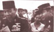 Indonesien: Sukarno und Suharto 1966 ;
                      Indonesia