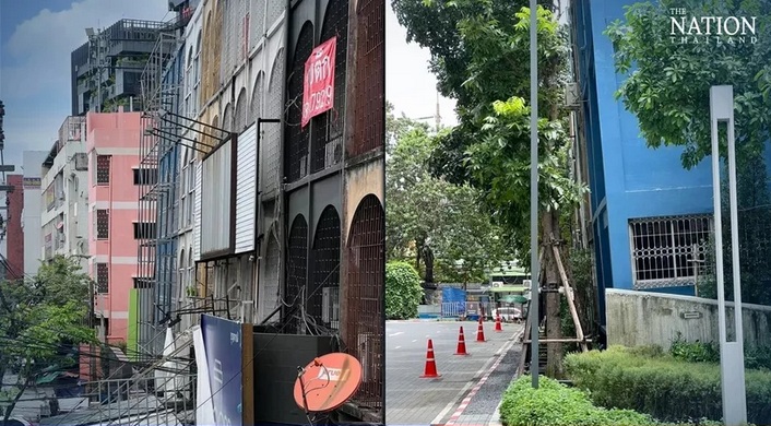 Bangkok Sukumvit Road, schiefe Häuser
02 Bangkok Sukumvit Road, schiefe
Häuser 02