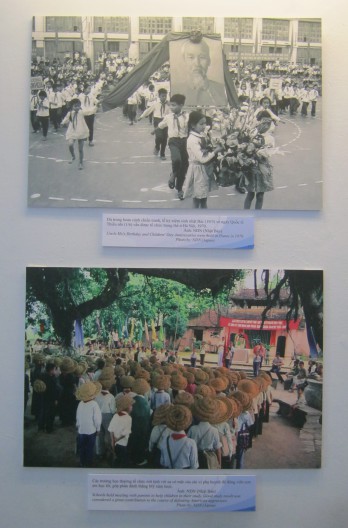 Kinder im Vietnamkrieg: Sch�ler feiern den Geburtstag von Onkel Ho 1970 -- Sch�ler-Eltern-Versammlung f�r gemeinsame Bildung
