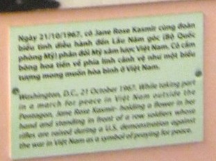 Eine Blume ist st�rker als alle Waffen, Text