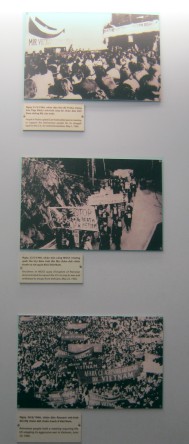 Demonstrationen gegen den Vietnamkrieg in der CSSR, in Norwegen und in Rum�nien