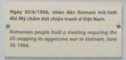 Rum�nien: Demonstration gegen den Vietnamkrieg am 30. Juni 1966, Text