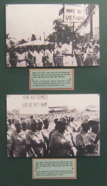 Demonstrationen gegen den Vietnamkrieg im Kongo 1967 und in Guinea 1966