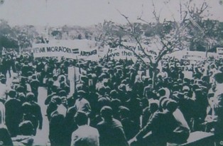Demonstration gegen den Vietnamkrieg in Adelaide (Australien), Oktober 1968: Bevölkerung in Adelaide (Australien) demonstrierte im Oktober 1968 gegen die "USA", die australische Soldaten nach Vietnam entsandte. Demonstration gegen den Vietnamkrieg in Adelaide (Australien), Oktober 1968: Bevölkerung in Adelaide (Australien) demonstrierte im Oktober 1968 gegen die "USA", die australische Soldaten nach Vietnam entsandte.