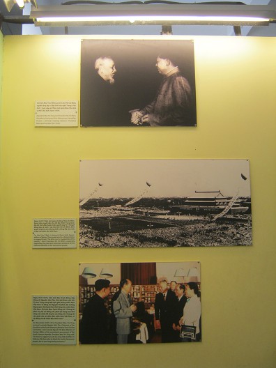 Ho Chi Minh feiert die Verbindung Vietnam-China