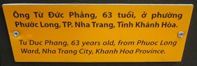 Agent-Orange-Opfer Tu Duc Phang, Text: Tu Duc Phang, 63 Jahre alt, aus dem Stadtbezirk Puhuoc Long, Stadt Nha Trang, Provinz Khanh Hoa Agent-Orange-Opfer Tu Duc Phang, Text: Tu Duc Phang, 63 Jahre alt, aus dem Stadtbezirk Puhuoc Long, Stadt Nha Trang, Provinz Khanh Hoa