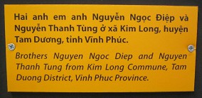 Agent-Orange-Opfer, die Br�der Nguyen Ngoc Diep und Nguyen Thanh Tung, Text: Die Br�der Nguyen Ngoc Diep und Nguyen Thanh Tung aus der Gemeinde Kim Long, Distrikt Tam Duong, Provinz Vinh Phuc