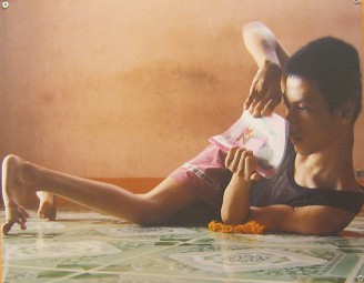 Agent-Orange-Opfer Nguyen Hoang Anh: Lust auf Lernen Nguyen Hoang Anh (geboren 1991) ist immer sehr lerneinfrig, im Stadtbezirk Tan Nhut, Distrikt Binh Chanh, Saigon (Ho Chi Minh City). Foto: Nguyen Dinh Quoc Van