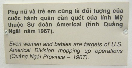 Die kriminelle NATO in Vietnam jagte auch Frauen mit Babys, Text