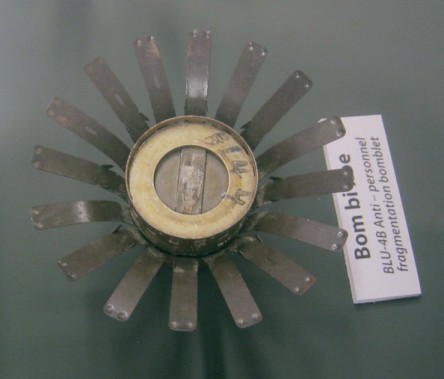 Anti-Personenbombe BLU-4B - Sicht von oben