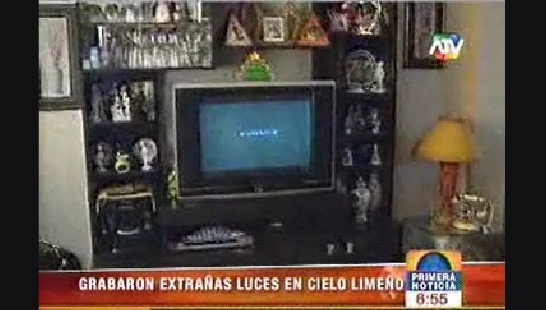 Bfo (Ufo) �ber Lima, 6. Januar 2011 (04) im
                  Fernsehen