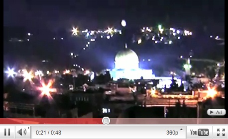Video 03:
                    ovi (ovni) sobre Jerusal�n, 28/01/2011 (03), baja un
                    objeto claro