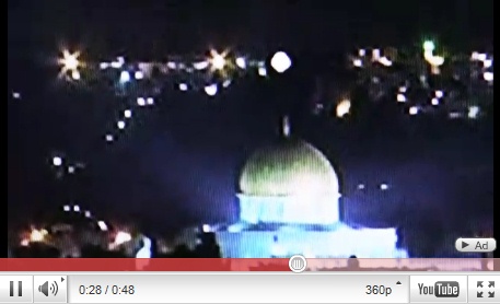 Video 03:
                    ovi (ovni) sobre Jerusal�n, 28/01/2011 (05), el
                    objeto claro est� girandose (01)