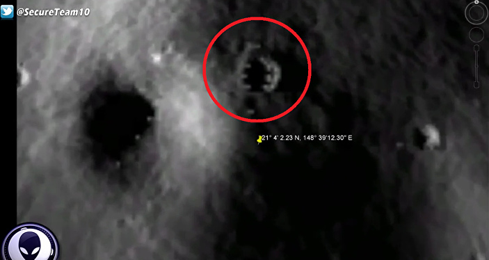Google Earth zeigt Riesens�ulen auf dem Mond