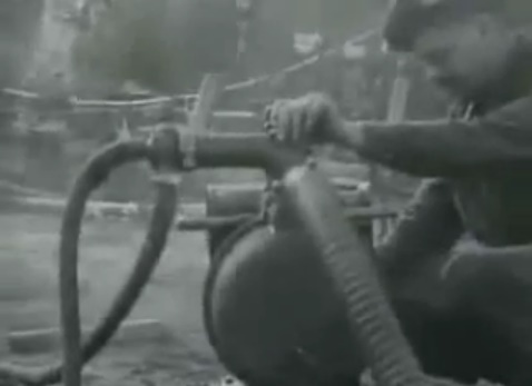 Wasserpumpe und Chlorierung