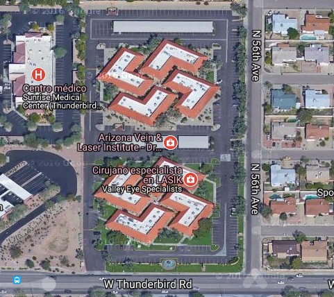 "USA": Das Laser-Institut in Glendale in Arizona ist in Form eines Hakenkreuz gebaut