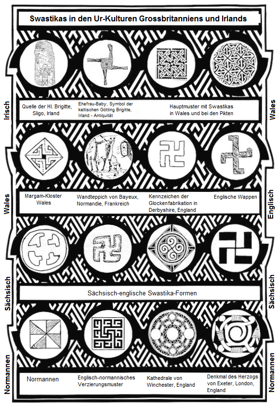 Hakenkreuze (Swastikas) als Glückssymbol, Übersicht 07