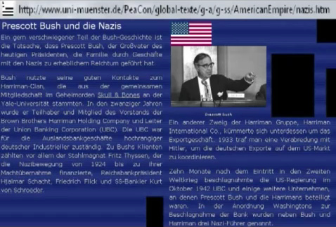 Universitt Mnster:
                          Webseite ber die Familie Bush und die
                          Nazi-Verbindungen