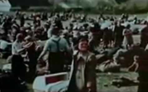 German prisoners of war on a meadow in
                            the sun in summer 1945 03 (23min. 26sec.)