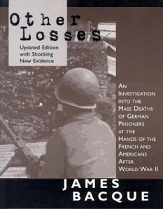 El libro de James Bacque "Other
                            Losses", tapa