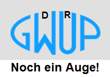 Die Trottel-GWUP, das Logo ist
                                    noch ein Auge