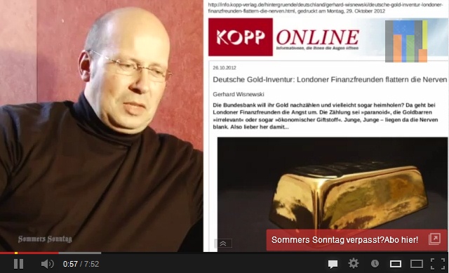 Sommers Sonntag 20: Goldinventur in London