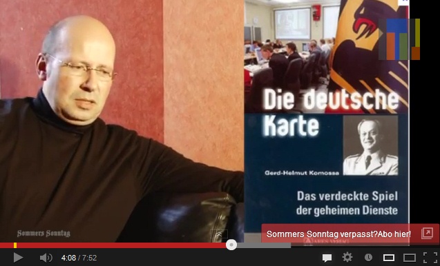 Sommers Sonntag 20: Buch
                        "Die deutsche Karte", Auszug