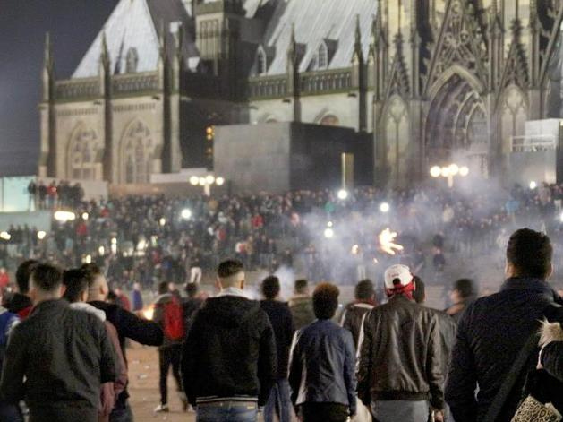 Silvesternacht 2015/2016 am
                    Dom in K�ln