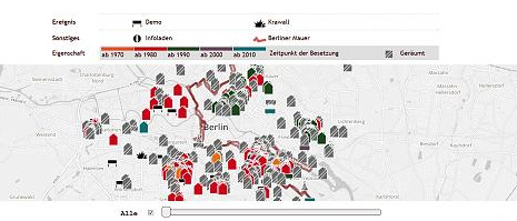 Linke, linksautonom,
                                Friedrichshain, Rigaer Stra�e,
                                Linksradikalismus, Hausbesetzer-Szene