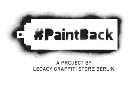 Das
                            Logo von Paint Back, das Projekt zur
                            Umgestaltung der Hakenkreuz-Schmierereien
                            von SPD, Antifa und Gr�nen in Berlin