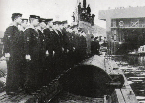 Brest, japanisches U-Boot
              "I-8", Besatzung Juni 1943