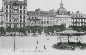 Brest, Pr�sident-Wilson-Platz / Place du Pr�sident
                Wilson, 1938 ca.