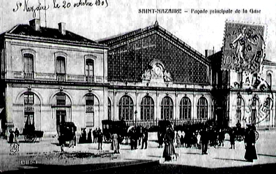 Saint-Nazaire, Bahnhof 1900 ca.