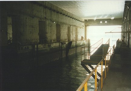 Lorient U-Boot-Bunker "Keroman
                          3", Nassbox, ab Januar 1943