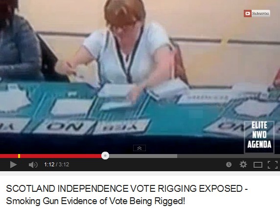 Die
                      Stimmenz�hlerin tauscht Ja-Stimmen aus