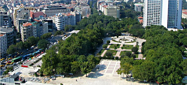 Der Taksim-Gezi-Park
                in Istanbul