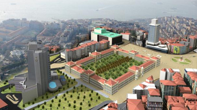Das
                Gezi-Park-Projekt des Herrn Erdogan: Der Park soll
                zerstrt werden und ein Einkaufszentrum hin