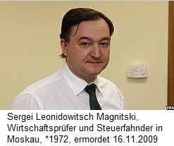 Sergei Leonidowitsch
                              Magnitski, Portrait, Wirtschaftspr�fer und
                              Steuerfahnder in Moskau
