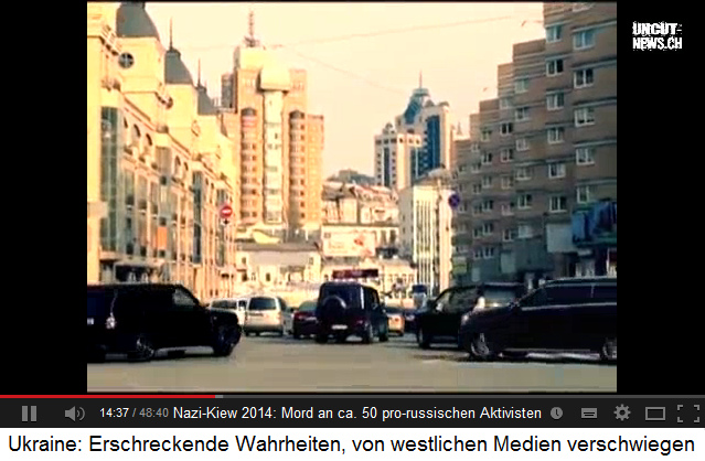 Nazi-Kiew 2014: Mord an ca. 50 pro-russischen
                      Aktivisten