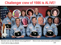 NASA crew of Challenger of Jan. 28,
                      1986 is ALIVE!