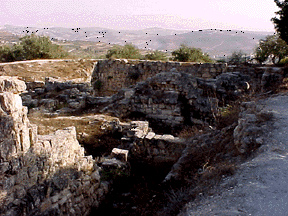 Samaria:
                        ruins of palaces in the northern Empire of
                        Israel