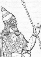 Sennacherib,
                      ruler of Assyria 704-681 B.C. provoking a new
                      destiny in the Middle East