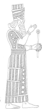 God Ashur, the supreme Assyrian god.
                      Like him all Assyrian rulers want to look like...